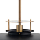Beacon 1-Light Modern Gold & Black Island Pendant Light