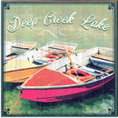 Deep Creek Lake Colorful Row Boats | Wall Art Print on Real Wood