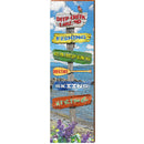 Deep Creek Lake, MD Lake Directional | Wall Art Print on Real Wood