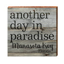 Paradise Manasota Key Wood | Real Wood Art Print