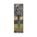 Manasota Key Pelican on Piling | Real Wood Art Print