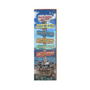 Matlacha Island Crab Directional Sign | Wall Art Print on Real Wood
