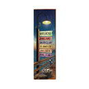 Matlacha Night Pier Directional Sign | Wall Art Print on Real Wood