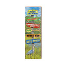 Pine Island Marsh Directional Sign | Wall Art Print on Real Wood