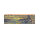 Matlacha, Florida Dolphins Sign | Wall Art Print on Real Wood