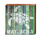 Matlacha Sea Turtle Sign | Wall Art Print on Real Wood