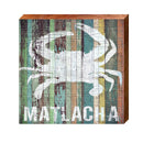 Matlacha Crab Sign | Wall Art Print on Real Wood