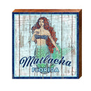Matlacha, Florida Mermaid Sign | Wall Art Print on Real Wood