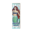 Matlacha, Florida Mermaid Sign | Wall Art Print on Real Wood