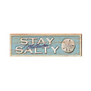 Matlacha Stay Salty Sign | Wall Art Print on Real Wood