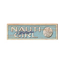Matlacha Nauti Girl Sign | Wall Art Print on Real Wood