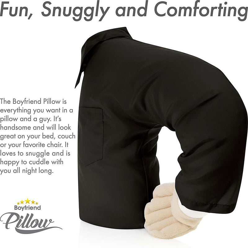 Boyfriend Pillow - Microbead Filling With Cotton Shirt - Always Cozy and Huggable