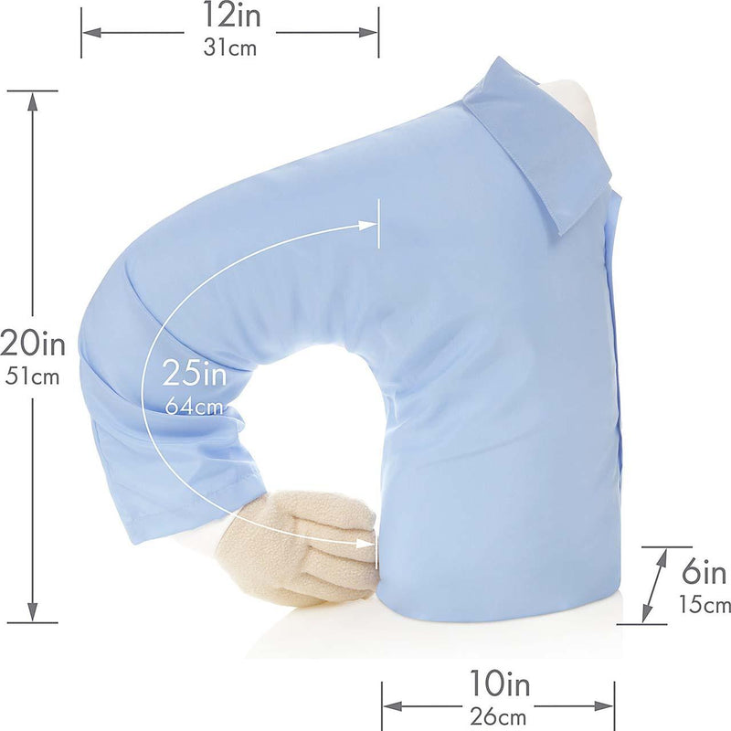 Boyfriend Pillow - Microbead Filling With Cotton Shirt - Always Cozy and Huggable