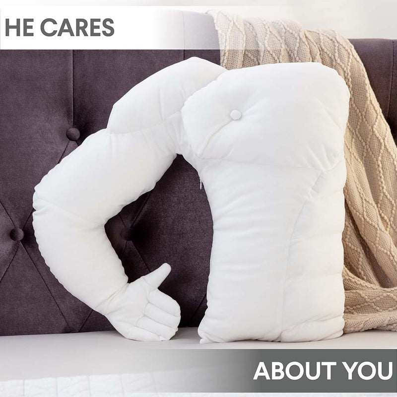 Muscle Man Pillow - Man Chest Pillow with Benefits & Support