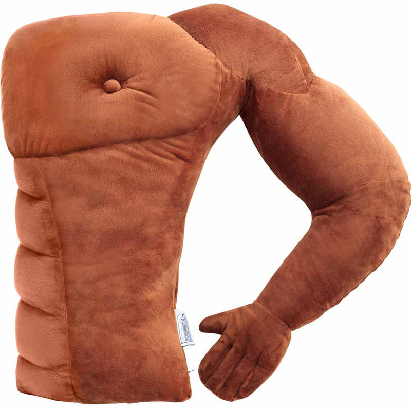 Muscle Man Pillow - Man Chest Pillow with Benefits & Support