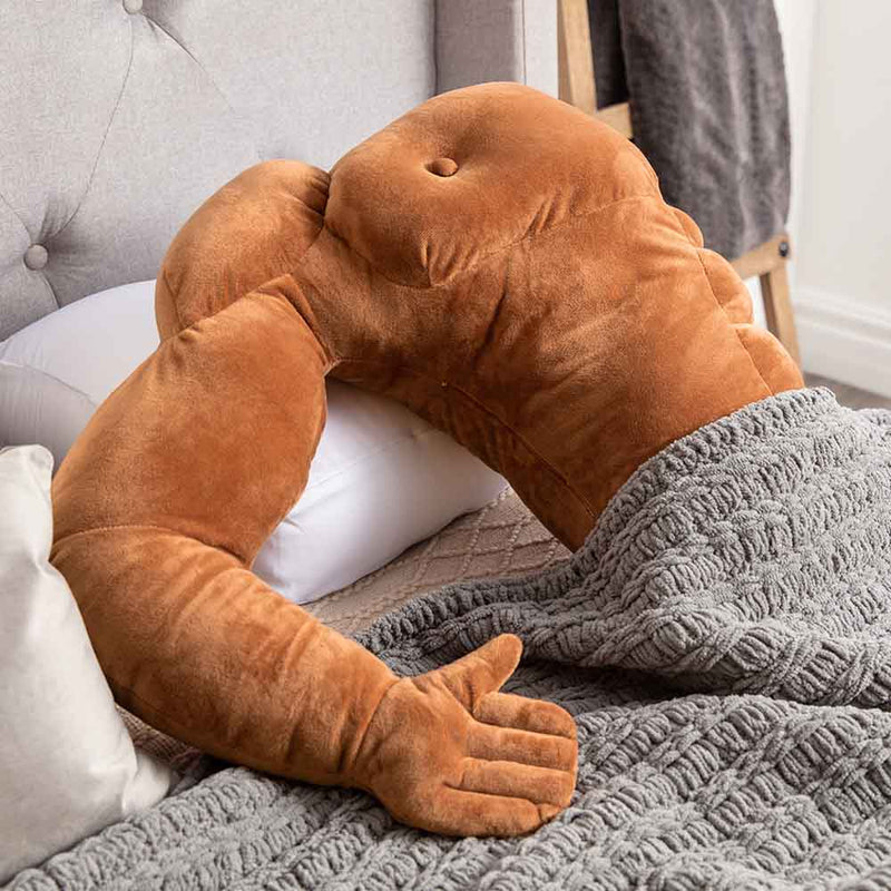 Muscle Man Pillow - Man Chest Pillow with Benefits & Support