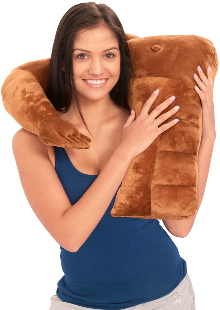 Muscle Man Pillow - Man Chest Pillow with Benefits & Support