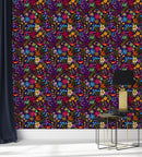 Stylish Brightly Flowers Wallpaper Tasteful Quality