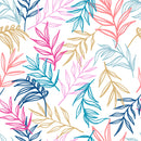 Elegant Multicolored Leaves Wallpaper Chic