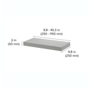 Modern Finish Floating Shelf - 2 Inches Thick, Long Floating Shelf for Wall