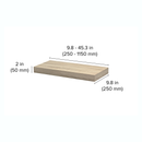 Modern Finish Floating Shelf - 2 Inches Thick, Long Floating Shelf for Wall