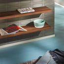 Modern Finish Floating Shelf - 2 Inches Thick, Long Floating Shelf for Wall