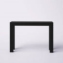 Solid Wood Modern Accent Console Table / Sofa Table in Black Finish