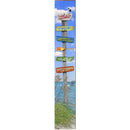 Lake of the Ozarks Lake Ski Directional | Wall Art Print on Real Wood