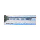 St. Mary's River Docks | Wall Art Print on Real Wood