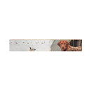 Dog & Geese | Wall Art Print on Real Wood