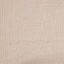 Full/Queen Size 3 Piece Reversible Scalloped Edges Microfiber Quilt Set in Blush