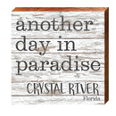 Paradise Crystal River | Wall Art Print on Real Wood