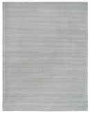 Brockton Solid Light Gray Wool Rug