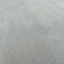 Brockton Solid Light Gray Wool Rug