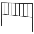 Full size Modern Classic Black Metal Headboard