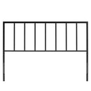 Full size Modern Classic Black Metal Headboard