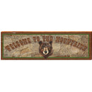BLU3-NAM32-1 | Wall Art Print on Real Wood