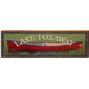 Lake Toxaway, North Carolina Canoe Wooden Sign | Wall Art Print on Real Wood