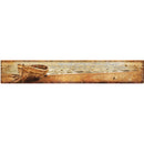 Red Sky at Night Boat | Wall Art Print on Real Wood