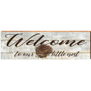 Welcome to Our Little Nest | Wall Art Print on Real Wood