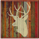 Deer | Wall Art Print on Real Wood