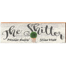 The Shitter Shabby | Wall Art Print on Real Wood