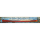 Welcome to Bala Canoe | Wall Art Print on Real Wood