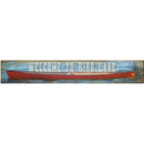 Welcome to Bird Lake Canoe | Wall Art Print on Real Wood