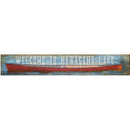 Welcome to Kawagama Lake Canoe | Wall Art Print on Real Wood