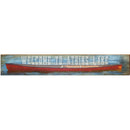 Welcome to Atkins Lake Canoe | Wall Art Print on Real Wood