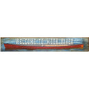 Welcome to Moon River Canoe | Wall Art Print on Real Wood