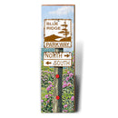 Blue Ridge Parkway Directional Sign | Wall Art Print on Real Wood