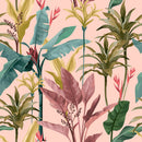 Multicolored Palm Leaves Wallpaper