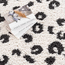 Zhen Black Spots Leopard Rug - Clearance